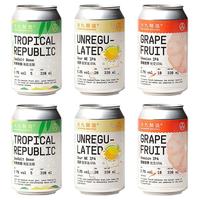 MAHANIE BREWING 大九酿造 精酿啤酒 无序酸浑浊IPA热带共和国海盐古斯酸啤酒听装 流体果泥 单罐西柚世界赛松IPA