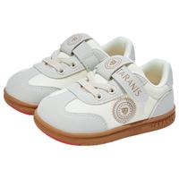 泰兰尼斯稳稳鞋男宝宝儿童鞋少摔跤机能鞋学步鞋 白/灰 23码