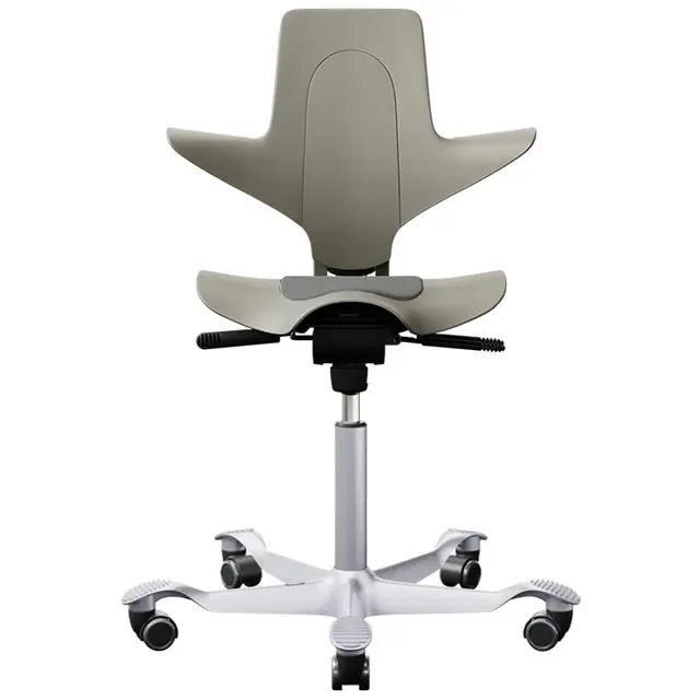 Flokk HAG骑马椅电脑椅办公椅子人体工学椅学习椅久坐 舒服 黏土灰中号