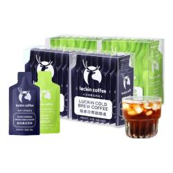 瑞幸咖啡 coffee咖啡 冷萃咖啡液0糖0脂浓缩美式生椰拿铁黑咖啡液低卡4盒共36杯