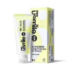 usmile 笑容加专效防蛀儿童牙膏3-6岁6-12岁 专效防蛀儿童牙膏（草莓酸奶）