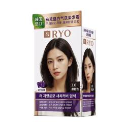 吕 姿染漾发染发剂 3.0黑棕色128g