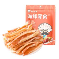 渔大叔 手撕鱿鱼条230g香烤鱿鱼丝高蛋白休闲海味零食即食海鲜特产 鲜烤鱿鱼条230g/高蛋白好营养
