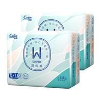 茵茵（cojin）surewin婴儿拉拉裤尿裤超薄透气敏感肌柔软防漏尿不湿宝宝学步裤 拉拉裤XXL码64片/箱