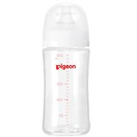Pigeon 贝亲 自然实感第3代PRO系列 AA188 玻璃奶瓶 240ml L 6月+