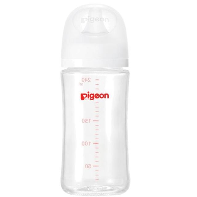 今日必买：贝亲 自然实感第3代PRO系列 AA188 玻璃奶瓶 240ml L 6月+