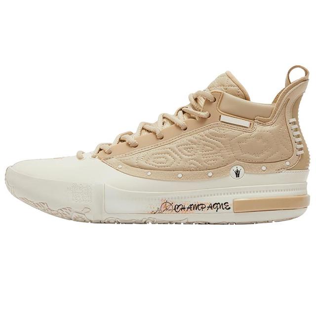 361° 男鞋篮球鞋约基奇春季中帮实战耐磨运动训练球鞋 香槟 42.5 42.5 （9）