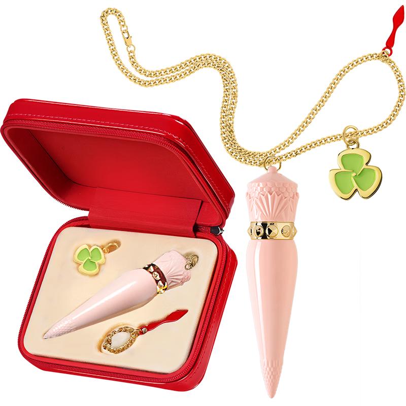 路铂廷（Christian Louboutin）CL女王权杖光耀唇膏礼盒套装001G 萝卜丁口红 