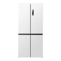 美菱 BCD-407WP9CX 超薄嵌入式十字对开门冰箱 407L 白色