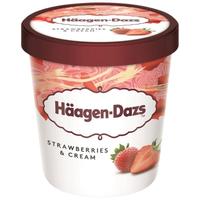 哈根达斯 Haagen-Dazs）经典草莓口味冰淇淋 100ml/杯