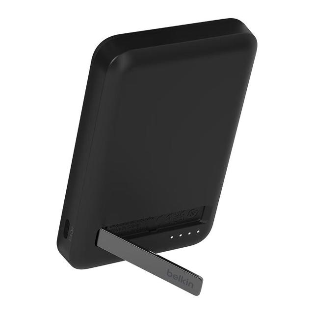 3C认证充电宝：贝尔金 qi2充电宝 磁吸无线充电移动电源 i15W快充 兼容MagSafe 3C认证 BPD006黑