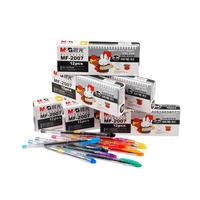 M&G 晨光 米菲系列 MF-2007 拔帽中性笔 黑色 0.38mm 12支装