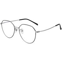 CHASM 1925 黑银色纯钛眼镜框+1.60折射率 非球面镜片 灰变