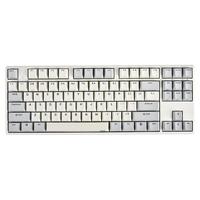 NIZ 宁芝 X87系列 PLUM 87键 2.4G双模无线静电容键盘 白灰色 静电容轴 无光