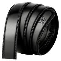 SEPTWOLVES 七匹狼 男士自动扣不带头纯牛皮皮带M77821a743-01 黑色