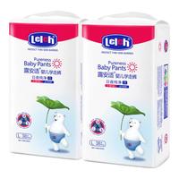 lelch 露安适 日夜纯净pure学走裤L码76片（9-14kg）日用婴儿尿不湿 拉拉裤