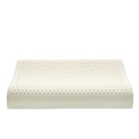 LOVO 乐蜗家纺 罗莱生活旗下品牌   乳胶枕头泰国进口天然乳胶按摩枕芯回弹性 39*59 cm