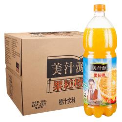 美汁源 果粒橙 橙汁果汁饮料 1.25L*12瓶