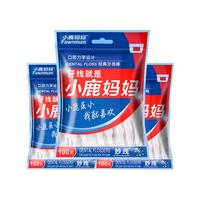 Fawnmum 小鹿妈妈 口腔力学经典牙线棒袋装 100支