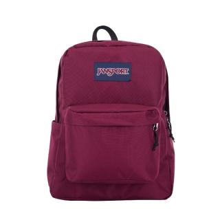 JANSPORT 男女款双肩包 紫酒红 中号