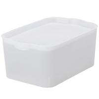 IRIS 爱丽思 TB-43 塑料收纳箱 28L 橙色/透明