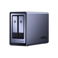 绿联(UGREEN) 私有云DXP2800 4T双盘位NAS网络存储个人云硬盘家庭服务器 AI相册 手机平板扩容适用iPhone15