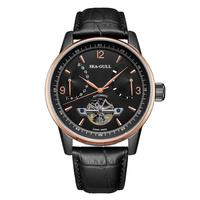 SEA-GULL 海鸥 巨匠系列 44毫米自动上链腕表 219.327 黑盘