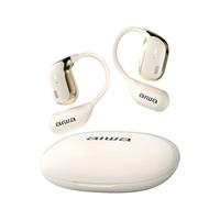 山水（SANSUI）W51 蓝牙耳机开放式骨传导概念耳挂无线长续航不入耳跑步音乐通话降噪适用于苹果华为小米 云岩白