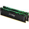 Kingston 金士顿 Renegade 叛逆者系列 DDR4 3200MHz RGB 台式机内存 16GB 8GBx2 HX432C16PB3AK2/16