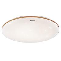 松下led卧室吸顶灯小客厅素白灯餐厅遥控调光调色简约现代照明灯具 36W 圆形 金边 繁星 HHXN4037