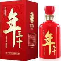 古井贡酒 年份原浆 年三十 52%vol 古香型白酒 500ml 单瓶装