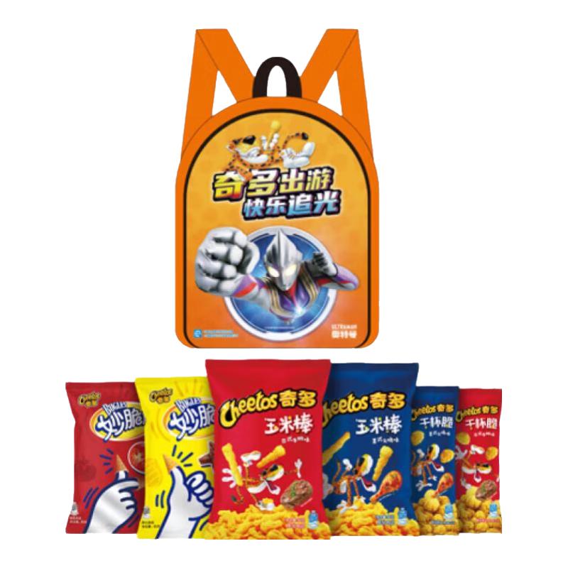 奇多（Cheetos）零食大礼包 奥特曼书包330g 零食休闲食品