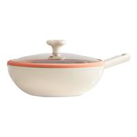 苏泊尔(SUPOR)炒锅火红点多功能煎炒锅厨房少油烟耐磨厨房家用炒锅煎炒锅通用 -适合2-3人【带蒸屉】 26cm