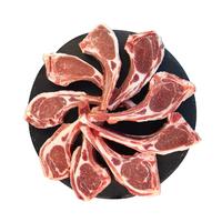 三疆牧羊 新疆羊肉 原切羔羊法式羊排2斤 国产生鲜单肋战斧羊排 西餐烧烤食材 法式羊排1000g