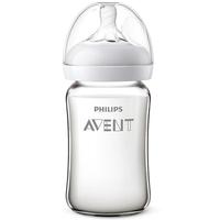 AVENT 新安怡 自然顺畅系列 SCF679/13 玻璃奶瓶 240ml 1月+