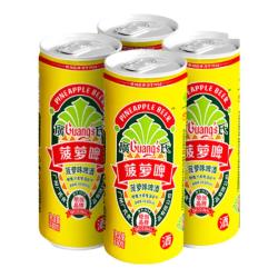 广氏 菠萝味啤酒330ml*24 低度果啤 整箱