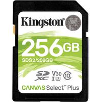 Kingston 金士顿 SDS2系列 SD存储卡 256GB(UHS-I、V30、U3)