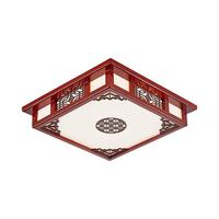 SENJIE LIGHTING 森界灯饰 森界(senjie) 侘寂风过道阳台灯简约日式走廊灯玄关入户原木风灯具 直径18CM三色温7瓦