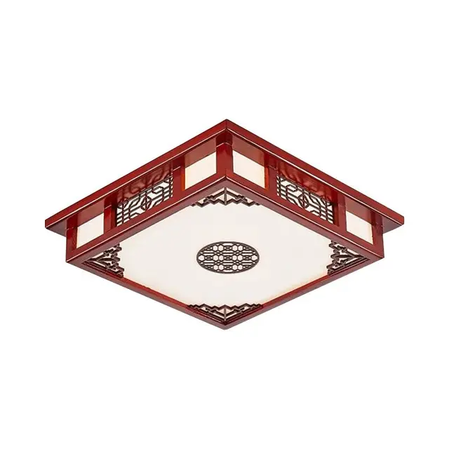 SENJIE LIGHTING 森界灯饰 森界（senjie） 侘寂风过道阳台灯简约日式走廊灯玄关入户原木风灯具 直径18CM三色温7瓦