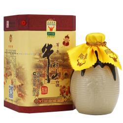 牛栏山 百年陈酿三牛  浓香型白酒 52度 400ml*2瓶 礼盒装