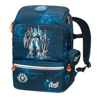 Gmt for kids书包小男女孩超轻护脊减负书包大容量双肩包儿童 1-4年级 【22L】1-4年级 黑曜机甲