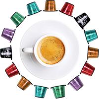 Romaunt意式浓缩胶囊咖啡现磨纯黑咖啡粉适用Nes等多种胶囊机100粒装 6种任意口味100粒装（留言口味）