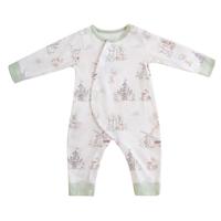 贝谷贝谷婴儿衣服新生儿连体衣宝宝哈衣爬爬服春秋款打底纯棉四季和尚服 云栖小镇 59码