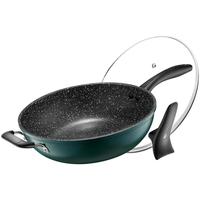 SUPOR 苏泊尔 EC32SP09 炒锅(32cm、不粘、铝合金、墨绿色)