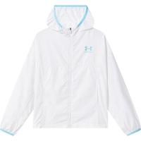 安德玛（Under Armour）儿童外套女童薄款舒适凉感宽松外套夏季童装凉感外套252226527 白色 110