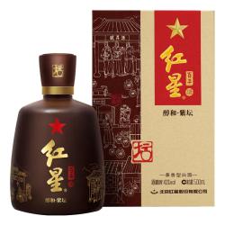 红星 百年 醇和 紫坛 43%vol 浓香型白酒 500ml 单瓶装