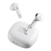 JBL 杰宝 WAVE FLEX 半入耳式真无线降噪蓝牙耳机 珍珠白