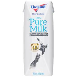 纽仕兰 新西兰草饲4.0g蛋白高钙低脂纯牛奶100%生牛乳250ml*24盒