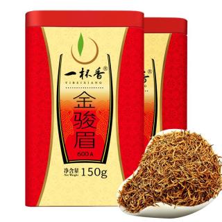一杯香 茶叶2026新茶金骏眉红茶300克武夷山原产地蜜香型正宗送礼盒装 300g