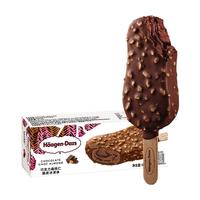 哈根达斯 Haagen-Dazs）巧克力扁桃仁味脆皮条冰淇淋64g/支 雪糕 巧克力桃仁味 64g